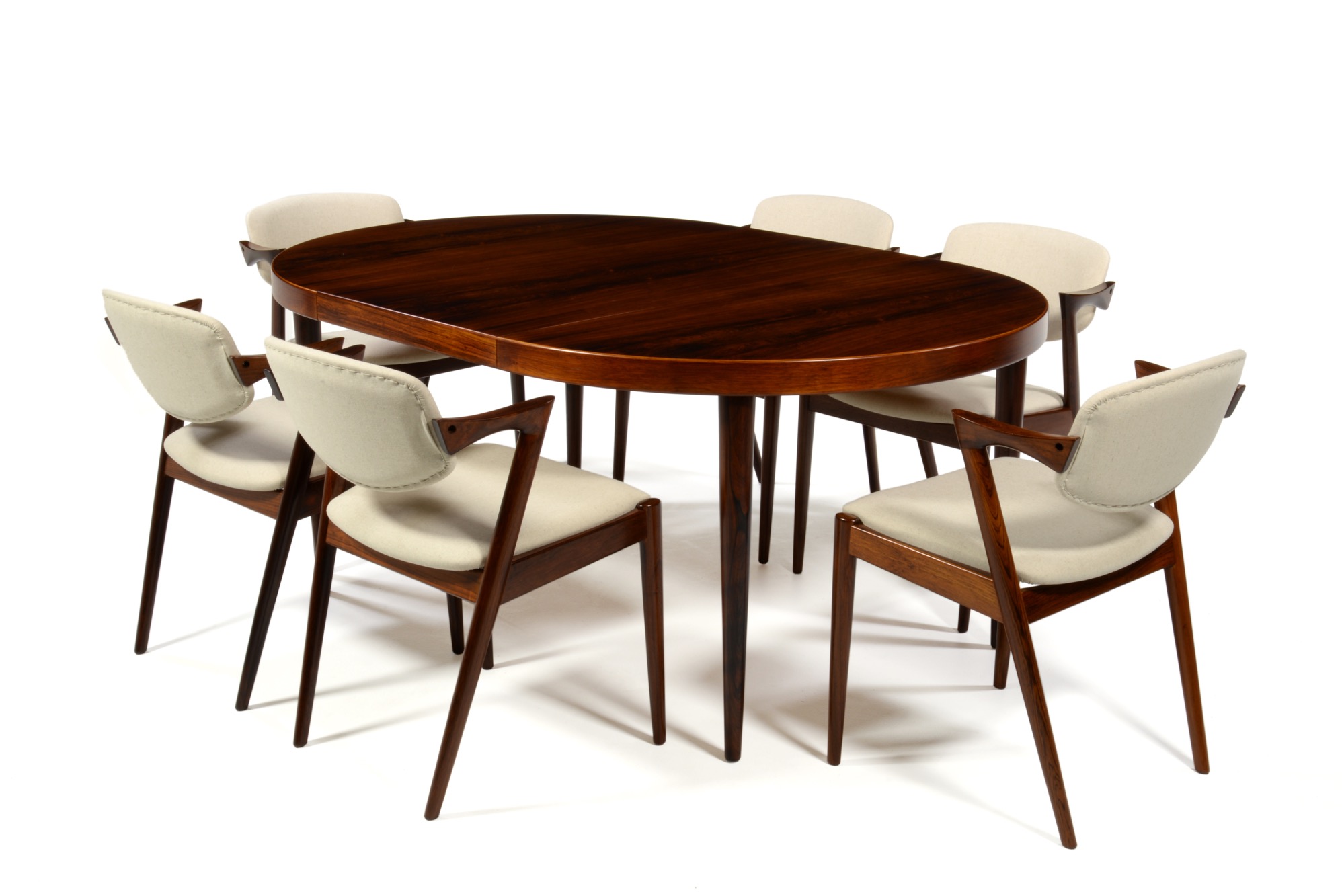 Kai Kristiansen Round dining table in Rosewood ø115｜Luca 