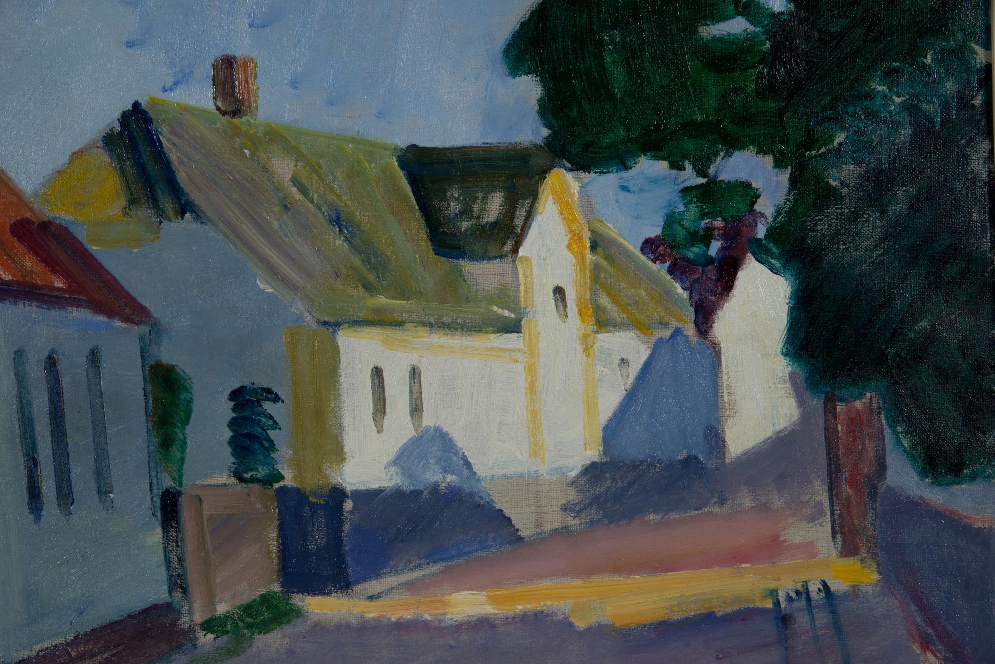 Olaf Rude Scene from Allinge, Bornholm 1924｜Luca Scandinavia