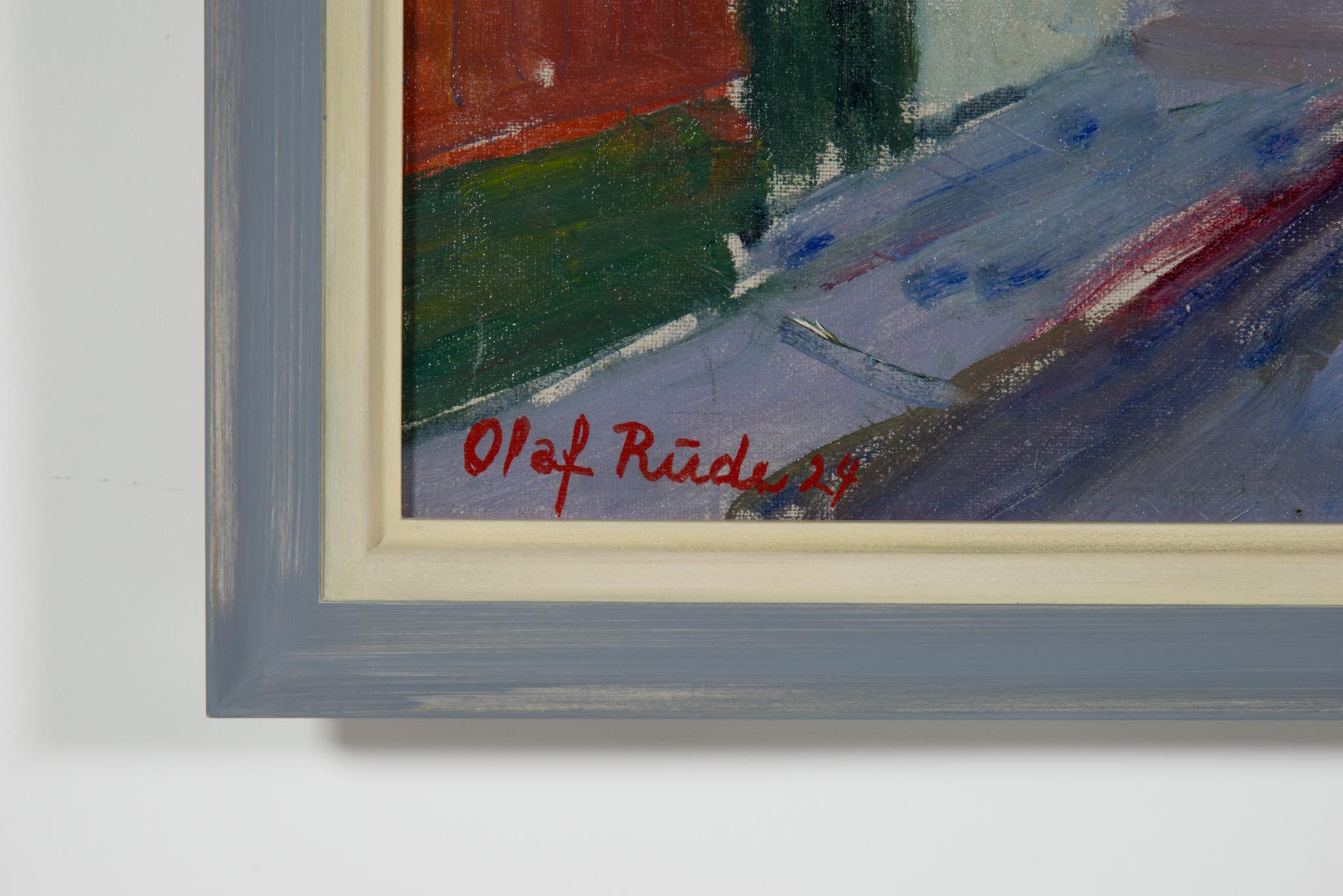 Olaf Rude Scene from Allinge, Bornholm 1924｜Luca Scandinavia