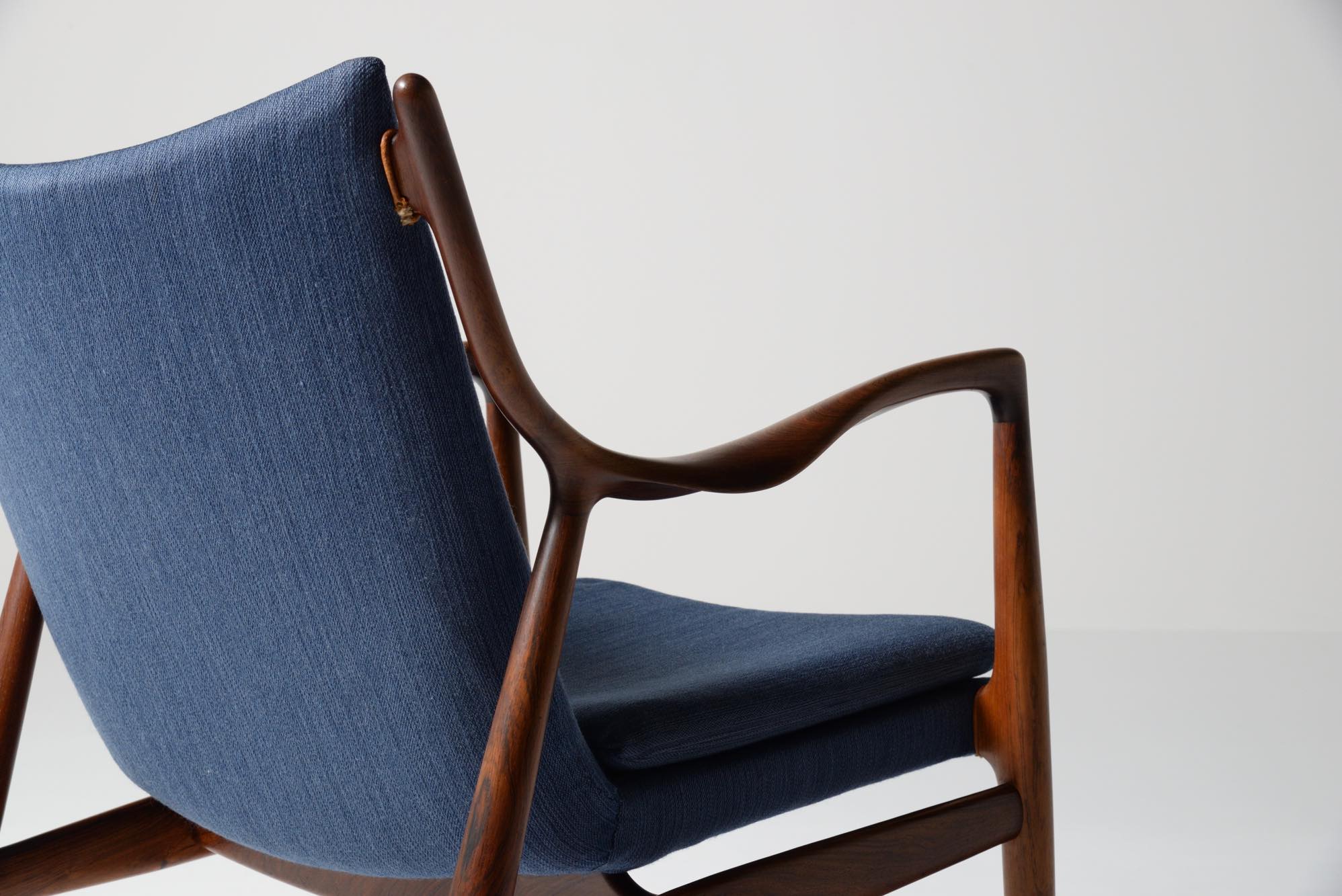 Finn Juhl Brazilian rosewood NV45 from Robert Wilson collection